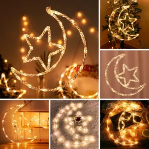 COLGANTE FIGURA ESTRELLA Y LUNA 220V